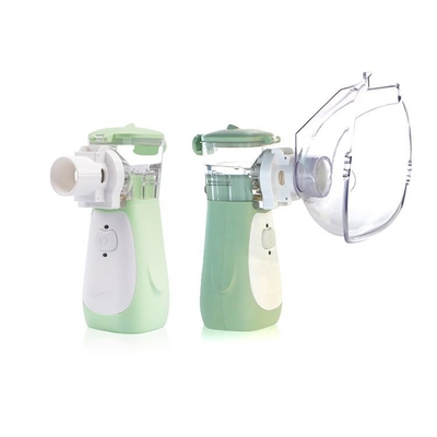 FDA Green Portable Nebulizer Usb Nebulizer แบบพกพาที่มีเมชด้วย Usb